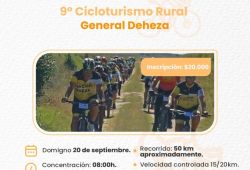 9º CICLOTURISMO RURAL GENERAL DEHEZA