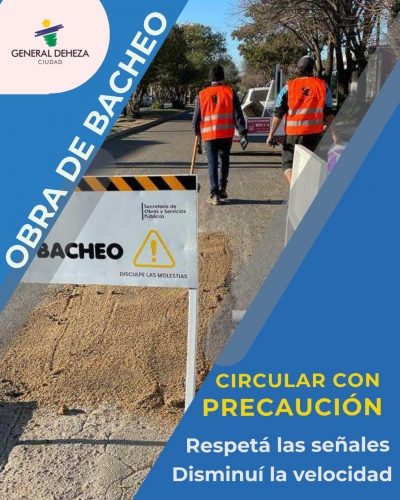 RIGUROSO PLAN DE BACHEO