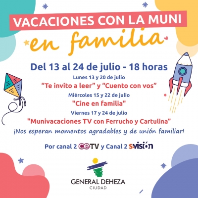 DISFRUTÁ LAS VACACIONES DE INVIERNO CON NOSOTROS.