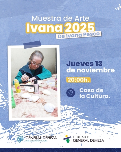 TE INVITAMOS A LA MUESTRA DE ARTE