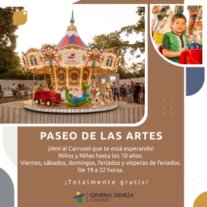 ¡TE INVITAMOS AL PASEO DE LAS ARTES!