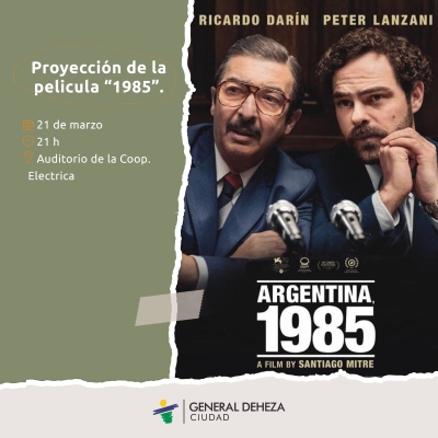 HOY "1985" PELÍCULA ARGENTINA PREMIADA EN EL EXTERIOR.