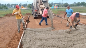 Avanece de Playón del Polideportivo Municipal