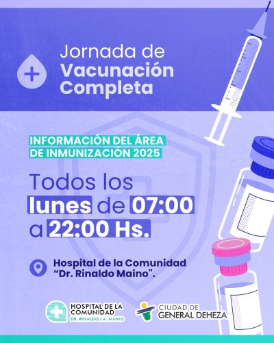 JORNADA DE VACUNACIÓN COMPLETA