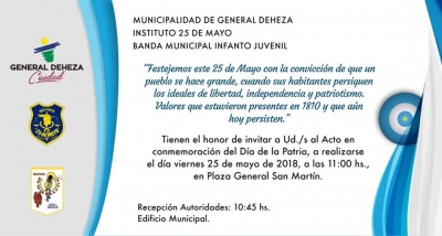 ACTO CONMEMORACIÓN PRIMER GOBIERNO PATRIO