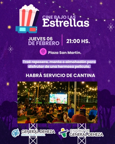 CINE BAJO LAS ESTRELLAS, NUEVA PROPUESTA.