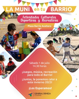 LA MUNI EN TU BARRIO NUEVA FECHA.