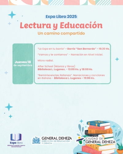 EXPO LIBRO - LECTURA Y EDUCACIÓN
