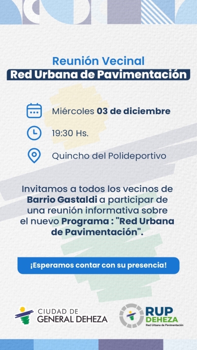 RED URBANA DE PAVIMENTACIÓN