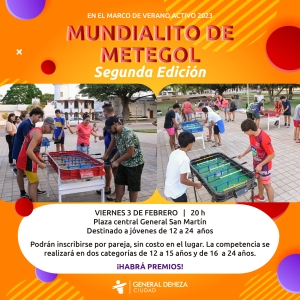 MUNDIALITO METEGOL, SEGUNDA EDICIÓN