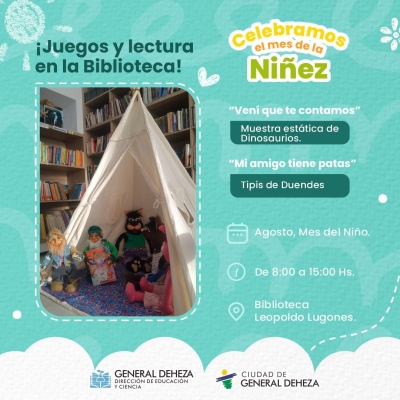 EN EL MES DE LA NIÑEZ, SORPRESAS EN NUESTRA BIBLIOTECA