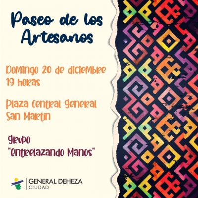 ¡ESTE DOMINGO DISFRUTEMOS DE VARIADAS ARTESANÍAS!