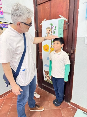 CONTROL MÉDICO INTEGRAL EN ESCUELA "CONRADO VILLEGAS"