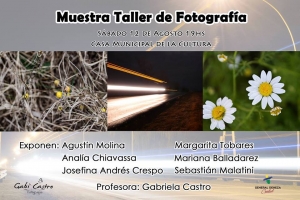 MUESTRA TALLER DE FOTOGRAFÍA DIGITAL 2017- Nivel I