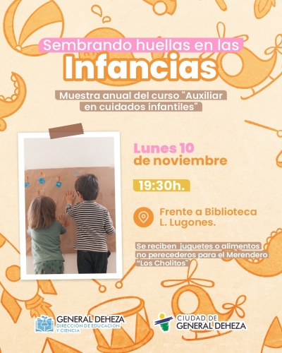 MUESTRA ANUAL DEL CURSO AUXILIAR EN CUIDADOS INFANTILES