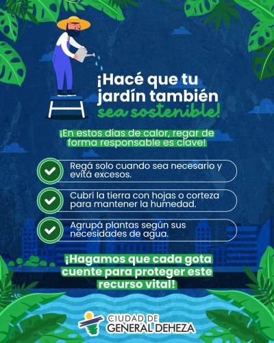 ¡HACÉ TAMBIÉN QUE TU JARDÍN SEA SOSTENIBLE!