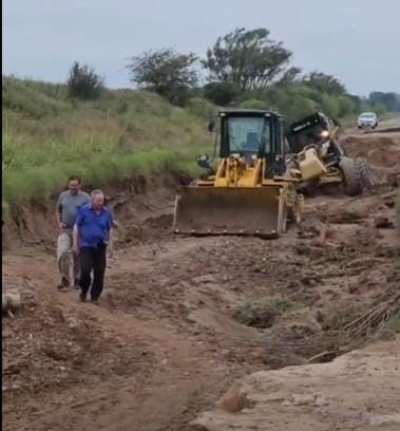 REPARACIÓN DE CAMINOS TRAS LAS COPIOSAS LLUVIAS EN NUESTRA CIUDAD