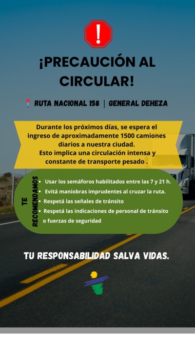 ¡CIRCULEMOS CON MUCHA PRECAUCIÓN!