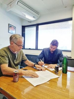FIRMA DE CONVENIO CON COCA COLA. PLANTA CÓRDOBA.