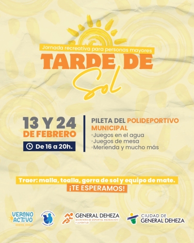 ¡TARDE DE SOL EN VERANO ACTIVO!