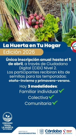 COSECHANDO PARA MI FAMILIA - LA HUERTA EN TU HOGAR