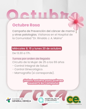 OCTUBRE ROSA NOS UNE
