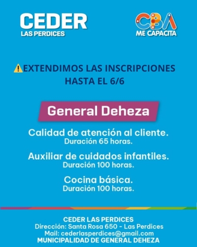CBA ME CAPACITA - EXTENSIÓN DE INSCRIPCIONES