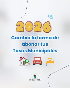 PAGO DE TASAS MUNICIPALES 2026 - ¡LEA ATENTAMENTE!