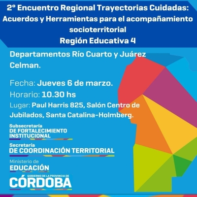 2do. ENCUENTRO REGIONAL DE TRAYECTORIAS CUIDADAS