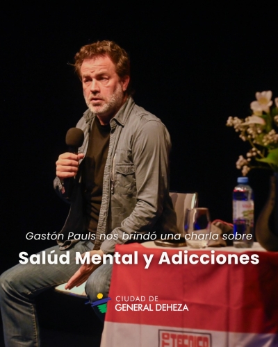 Gastón Pauls nos brindó una charla sobre Adicciones y Salud Mental