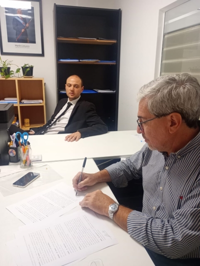 GENERAL DEHEZA FIRMÓ EL CONVENIO POR LA LEY PROVINCIAL N° 10.954