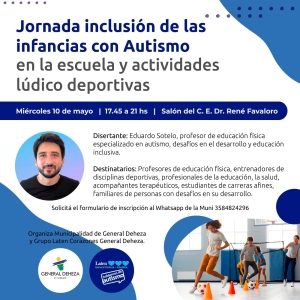 JORNADA SOBRE INFANCIAS CON AUTISMO.