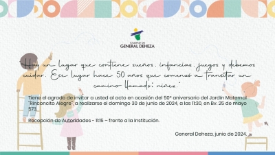CELEBRAMOS LOS 50 AÑOS DE LA GUARDERÍA MUNICIPAL "RINCONCITO ALEGRE".