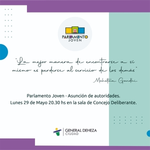 PARLAMENTO JOVEN - ASUNCIÓN DE AUTORIDADES.