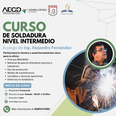CURSO DE SOLDADURA  - NIVEL INTERMEDIO