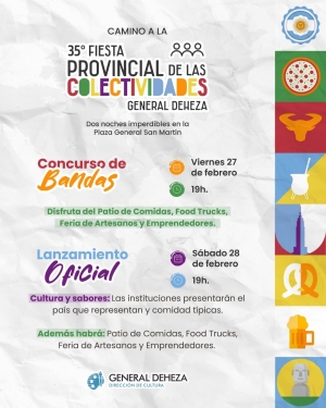 ESTE FIN DE SEMANA: CONCURSO DE BANDAS Y LANZAMIENTO OFICIAL PRECOLECTIVIDADES