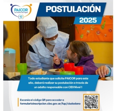 POSTULACIÓN PAICOR 2025