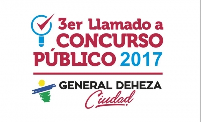 3er. Concurso Público para Incorporar Personal Año 2.017.