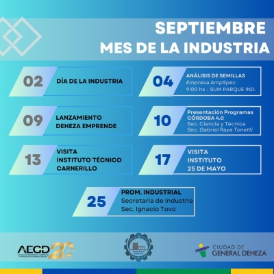 ACTIVIDADES EN EL MES DE LA INDUSTRIA