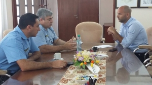 REUNIÓN CON AUTORIDADES POLICIALES POR OLA DELICTIVA