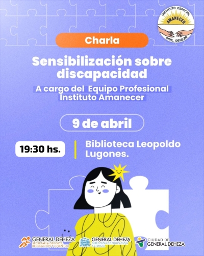 ES HOY, CHARLA DE SENSIBILIZACIÓN SOBRE DISCAPACIDAD