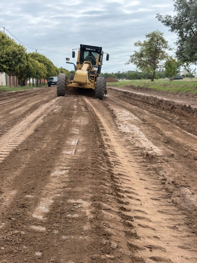 AVANCE OBRA EN CALLE LAS ACACIAS