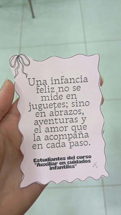 MUESTRA FINAL - AUXILIAR EN CUIDADOS INFANTILES