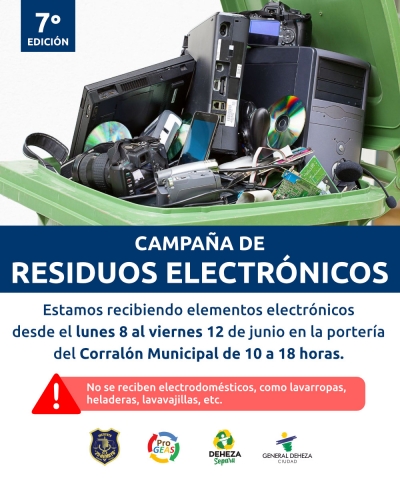 CAMPAÑA DE RESIDUOS ELECTRÓNICOS.