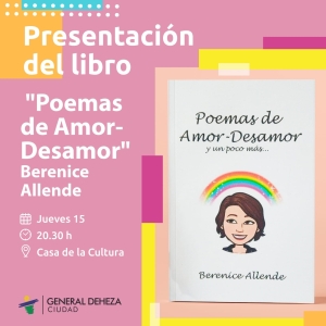 PRESENTACIÓN DEL LIBRO POEMAS DE AMOR-DESAMOR.