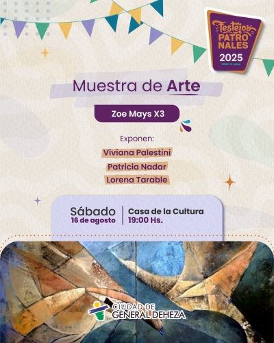 ZOE MAYS X 3 - MUESTRA DE ARTE